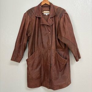 Vintage Pelle Studio Rich Brown Leather Jacket